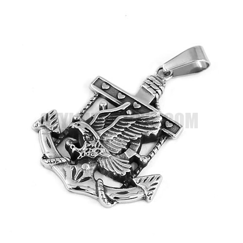 Anchor Eagle Pendant Stainless Steel Anchor Pendant SWP0399 - Click Image to Close